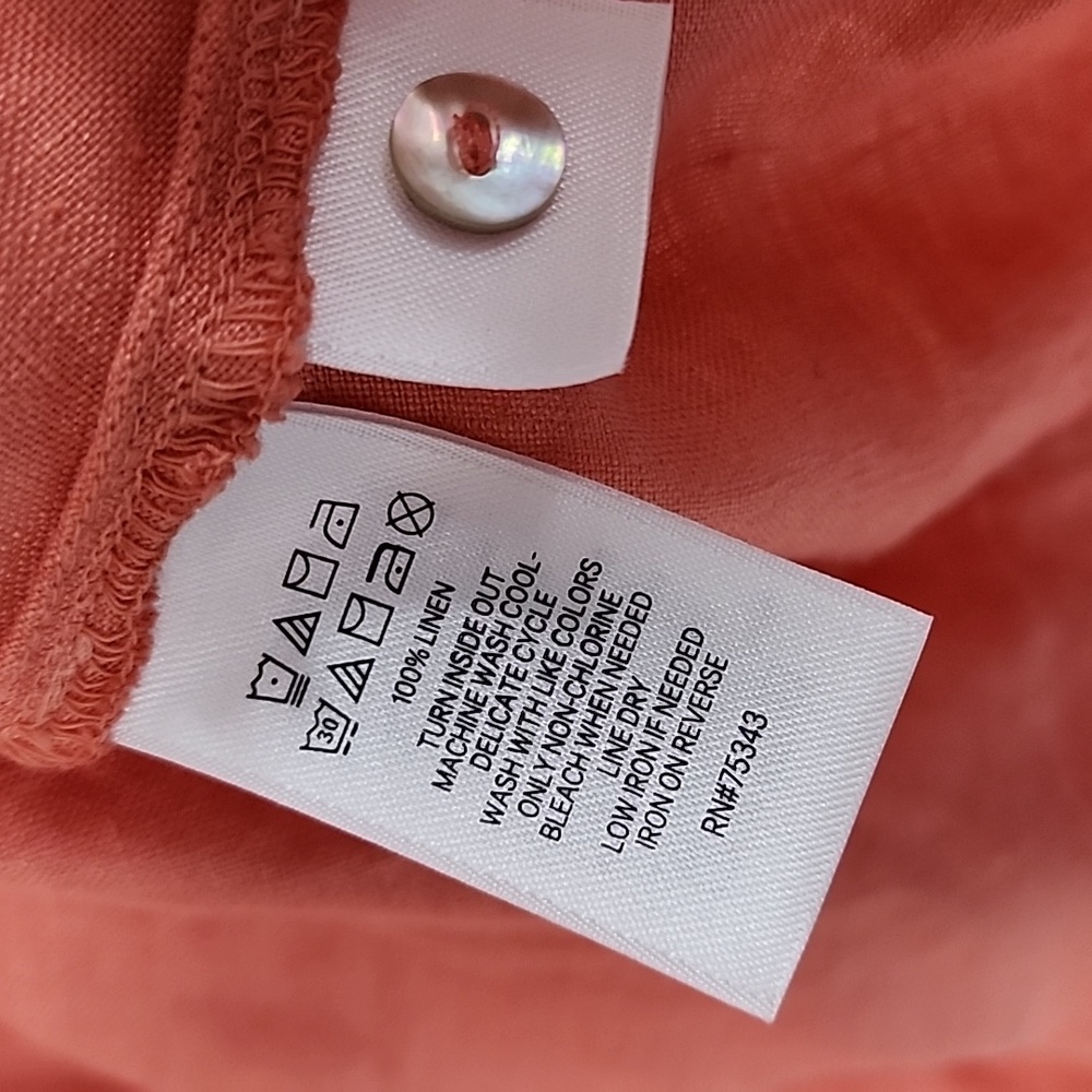 Sigrid Olsen linen blouse - Picture 4 of 5
